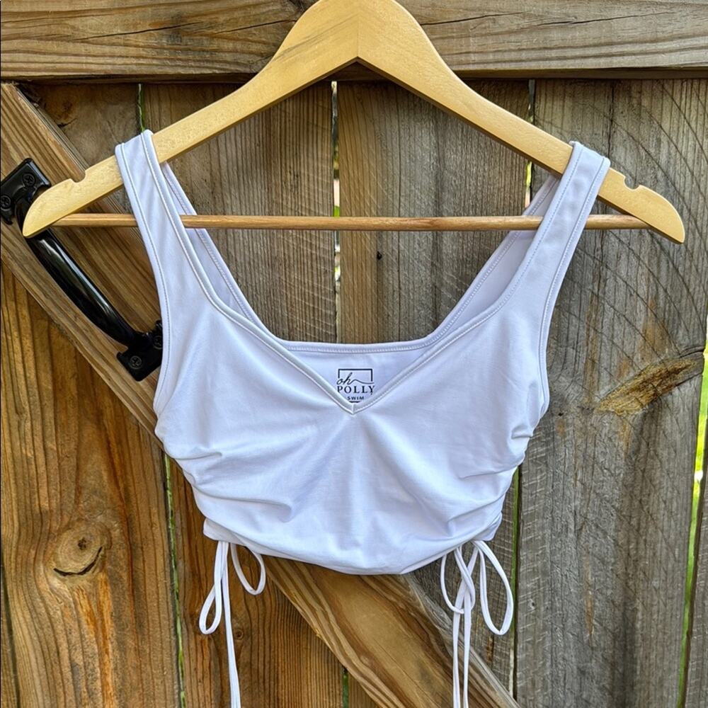 Oh Polly Swim Top White XS
